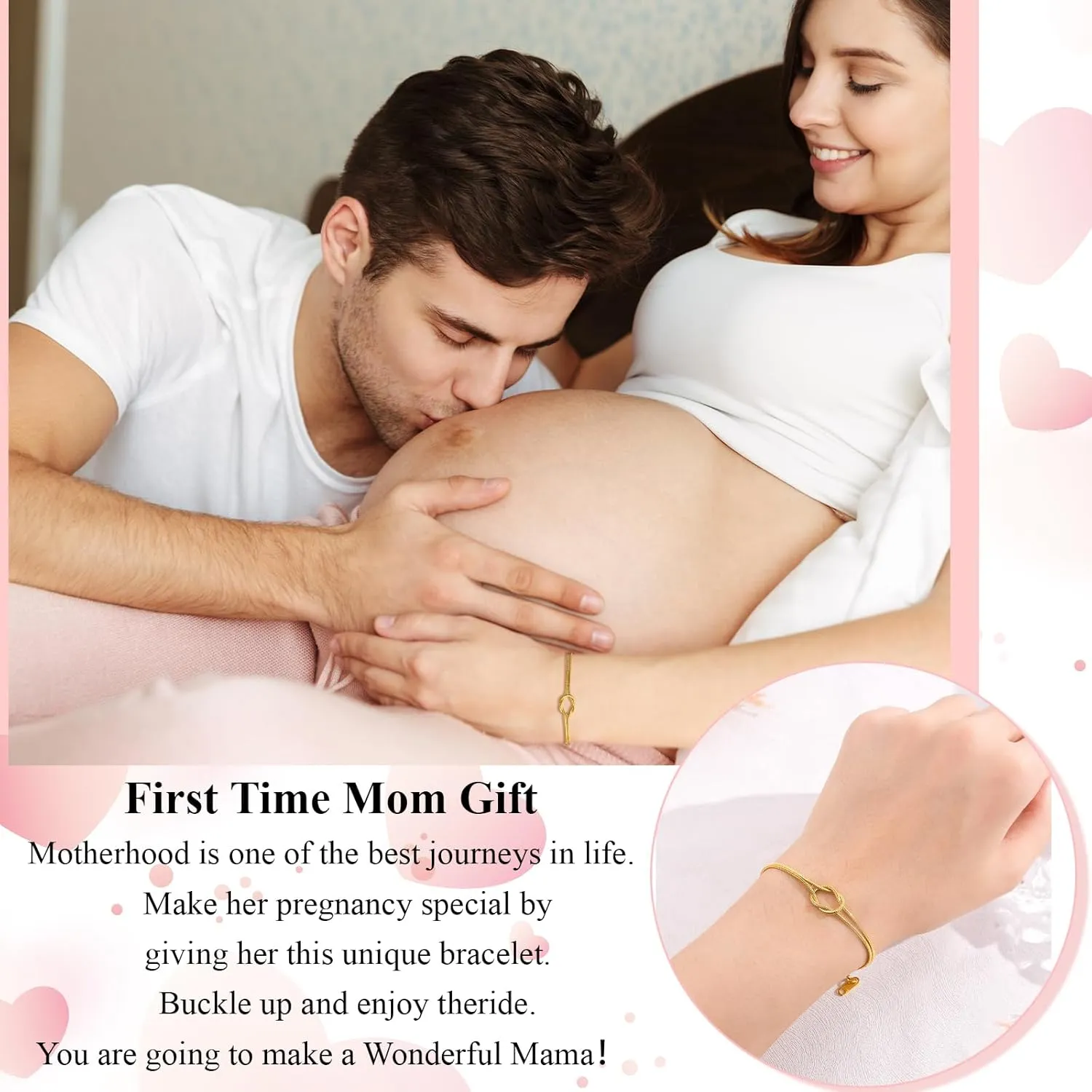 QianSiLi Mother Daughter Best Friend Love Knot Bracelet Snake Chain Infinity Bracelets for Women Friendship Birthday Valentine's Day Christmas Gifts for Daughter Friend Women Her
