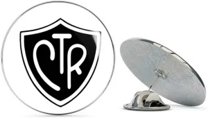 Religious Christian CTR Metal 0.75" Lapel Hat Pin Tie Tack Pinback
