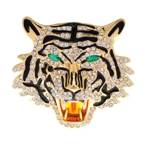 Rhinestone Tiger Brooch 水鑽老虎胸針 KCHM1127