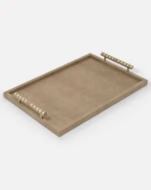 Saturno Leather Tray