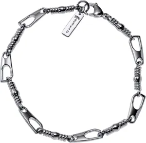Shields of Strength Men's Stainless Steel Fishers of Men Chain Bible Scripture Verse Bracelet Inscribed with Matthew 4:19 Christian Jewelry Faith Gifts