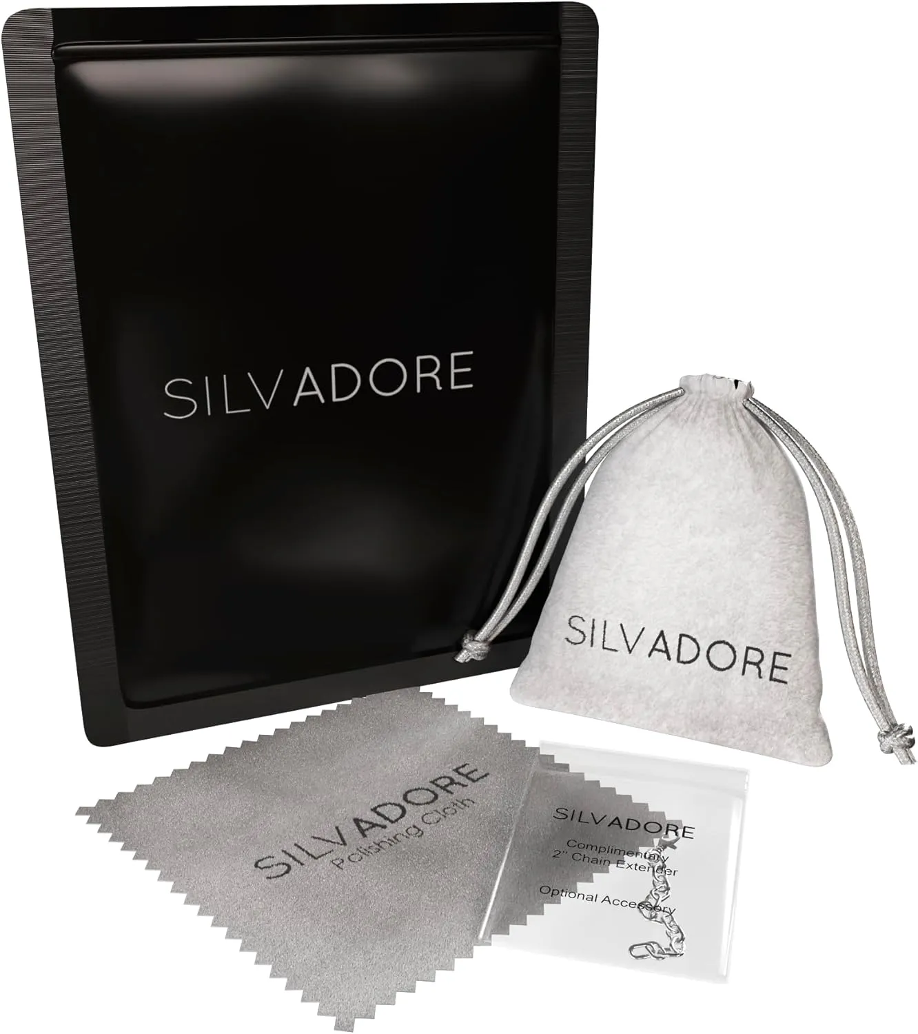 Silvadore 2/4/6mm Mens Necklace Gold/Silver Chain for Men - Stainless Steel Cuban Link Tone - NON-TARNISH & 100% Waterproof - Lifetime Jewelry UK - 18/20/22/24 Inch (2024 release)