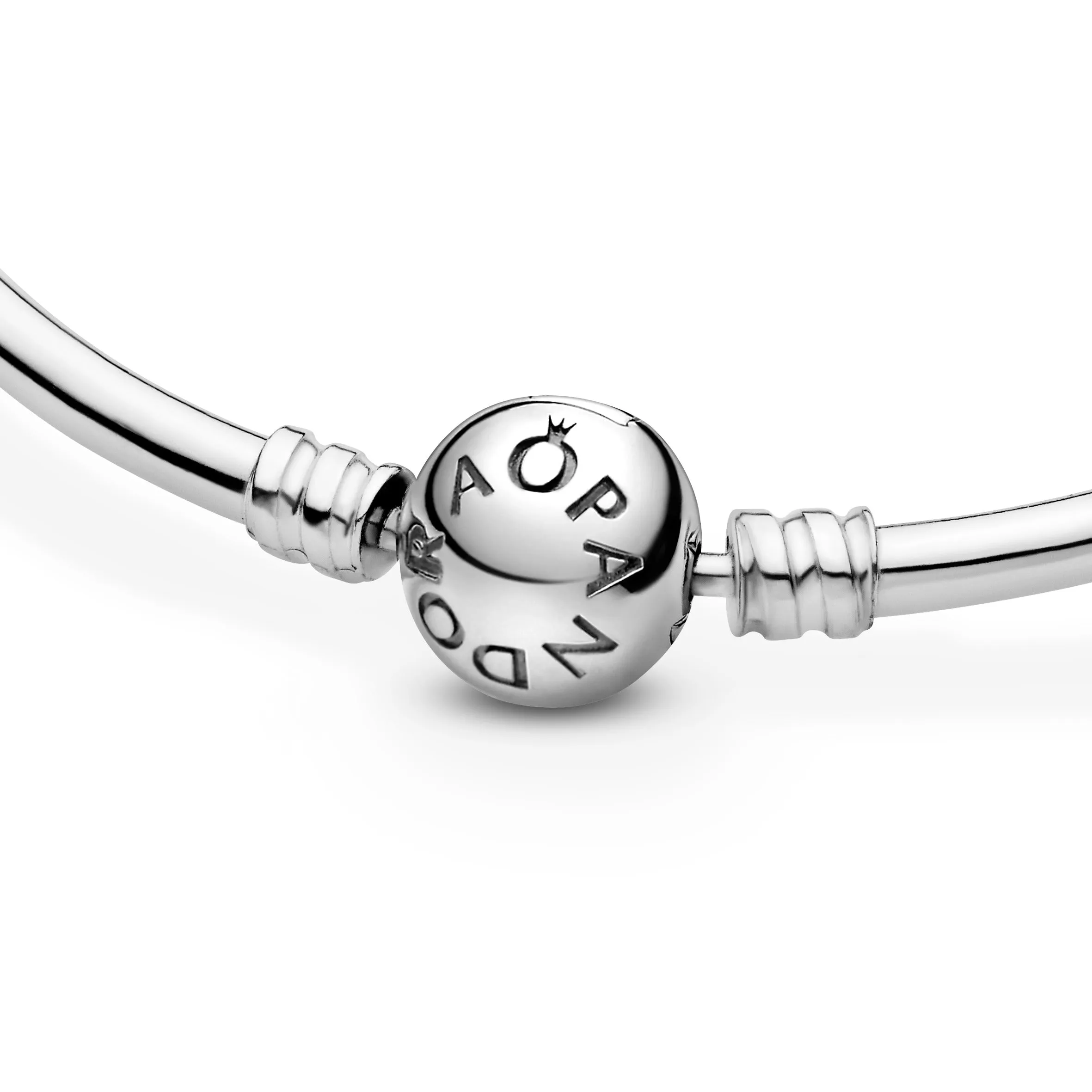 Silver bangle bracelet