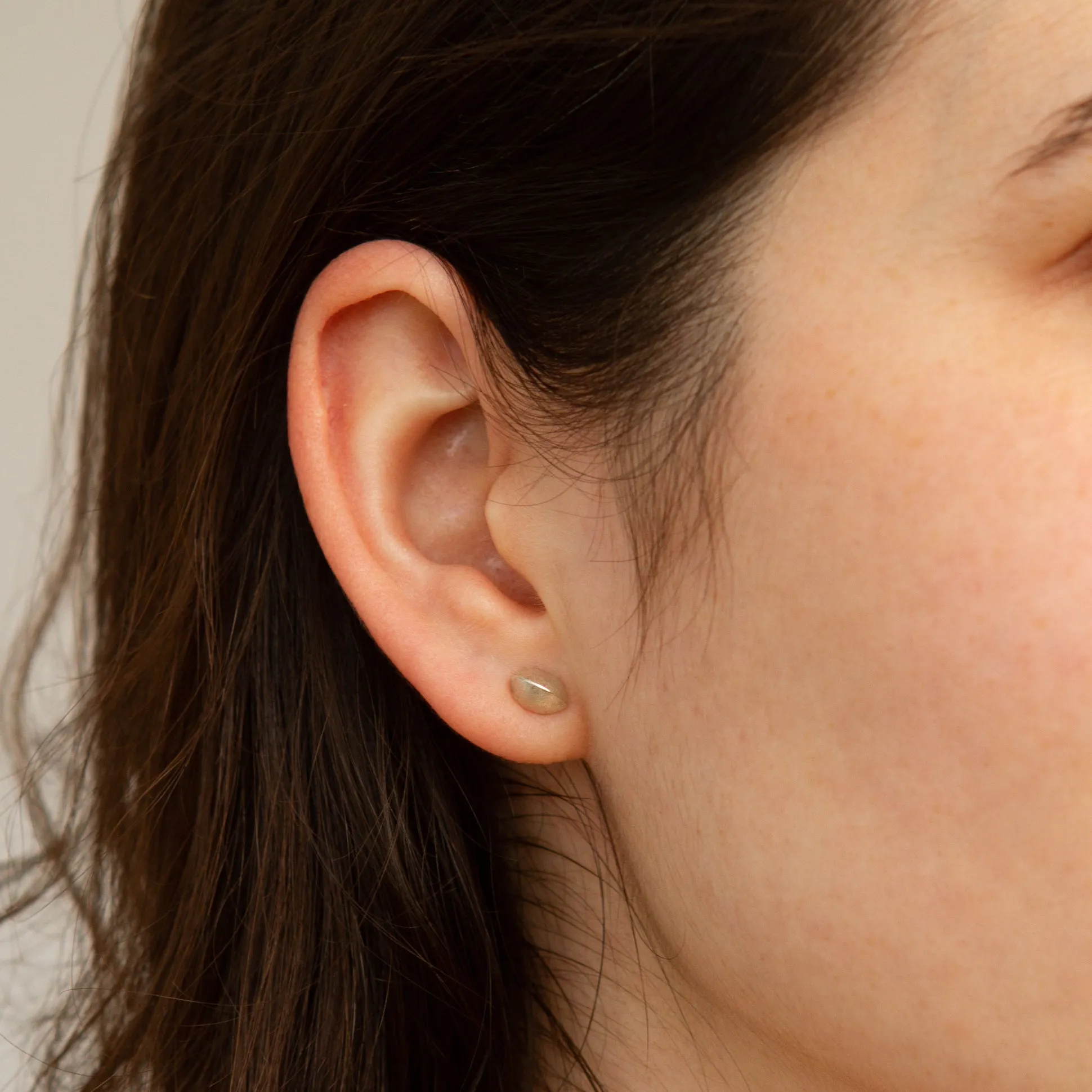 Silver Dewdrop Studs