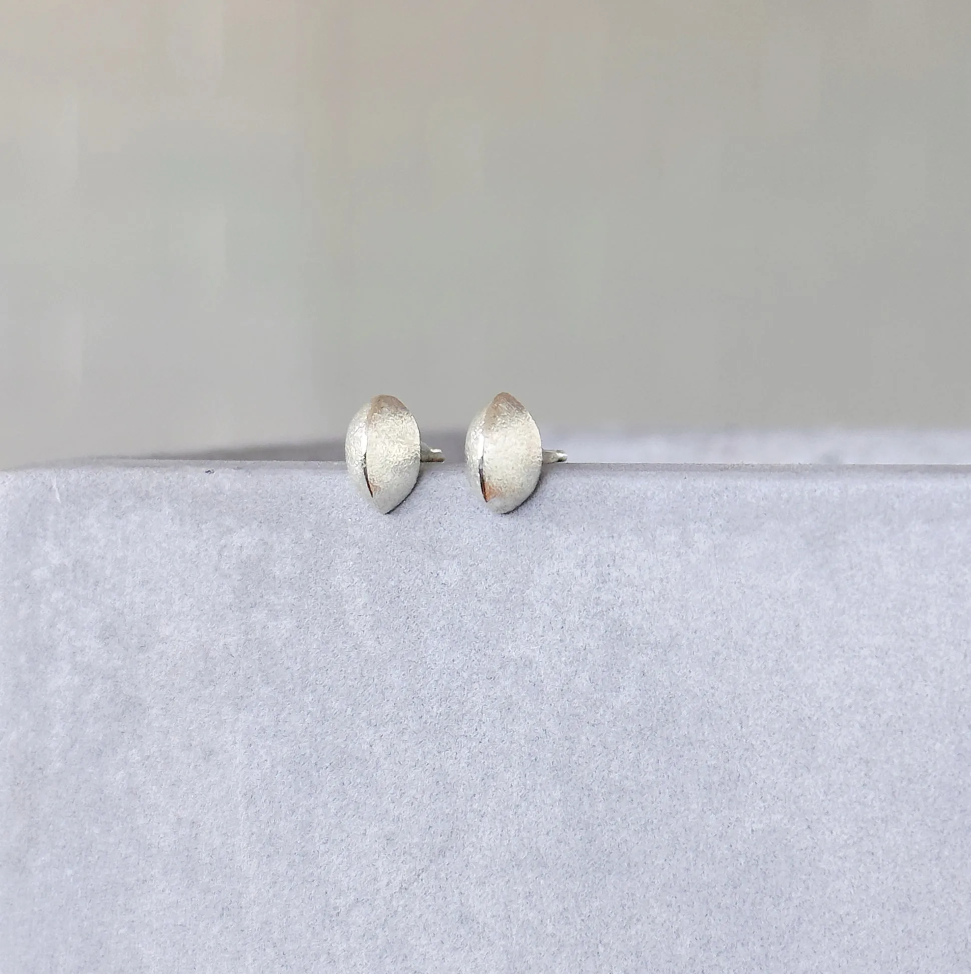 Silver Dewdrop Studs