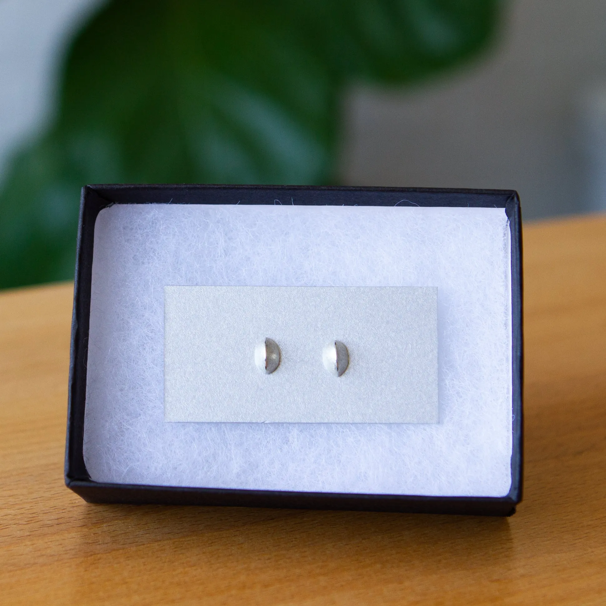 Silver Dewdrop Studs