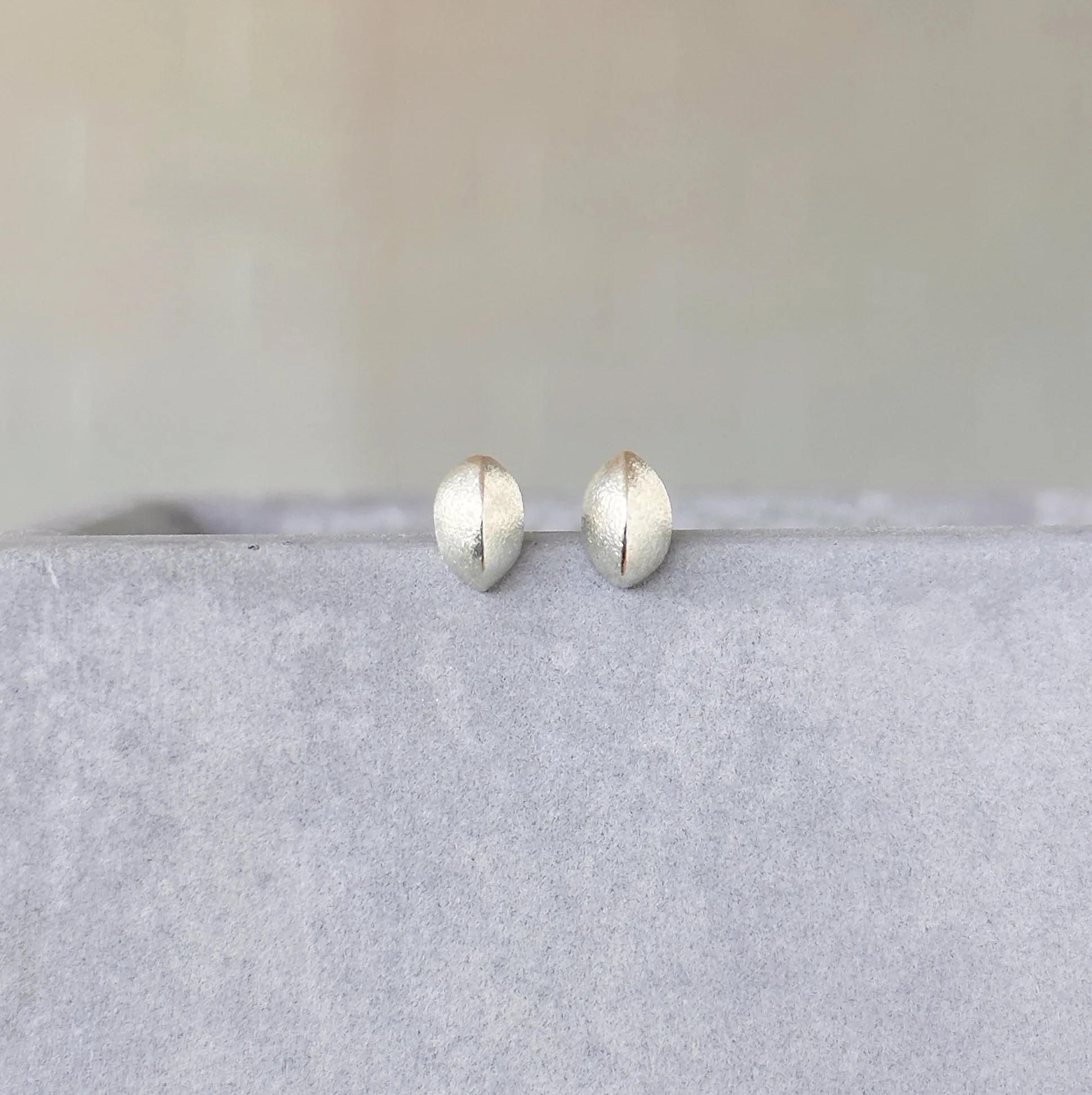 Silver Dewdrop Studs