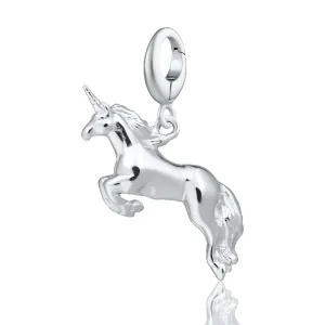 Silver Unicorn Charm