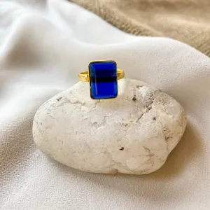 Single Stone Ring (Colour Options) Medium Size