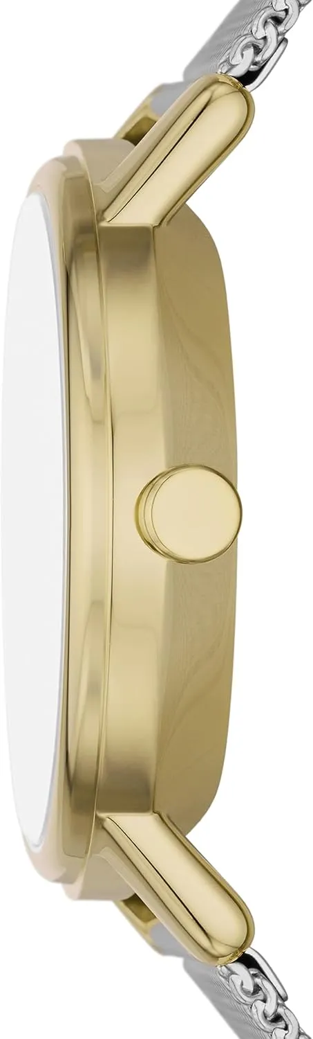 Skagen Kuppel Lille or Riis Lille Minimalist Women's Watch with Stainless Steel Bracelet, Mesh or Leather Band