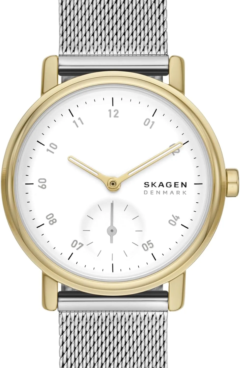 Skagen Kuppel Lille or Riis Lille Minimalist Women's Watch with Stainless Steel Bracelet, Mesh or Leather Band