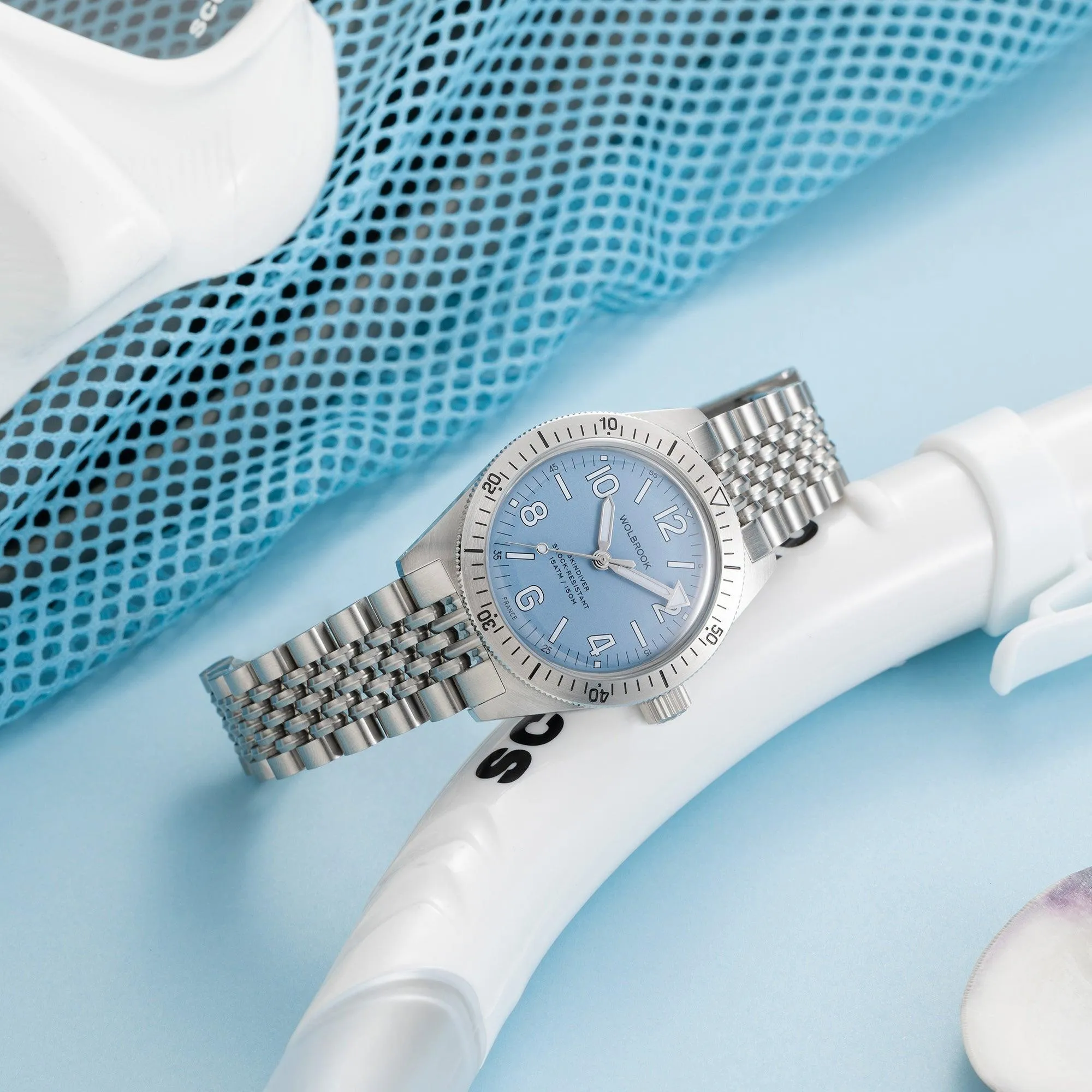 Skindiver Automatic Watch – Sky Blue