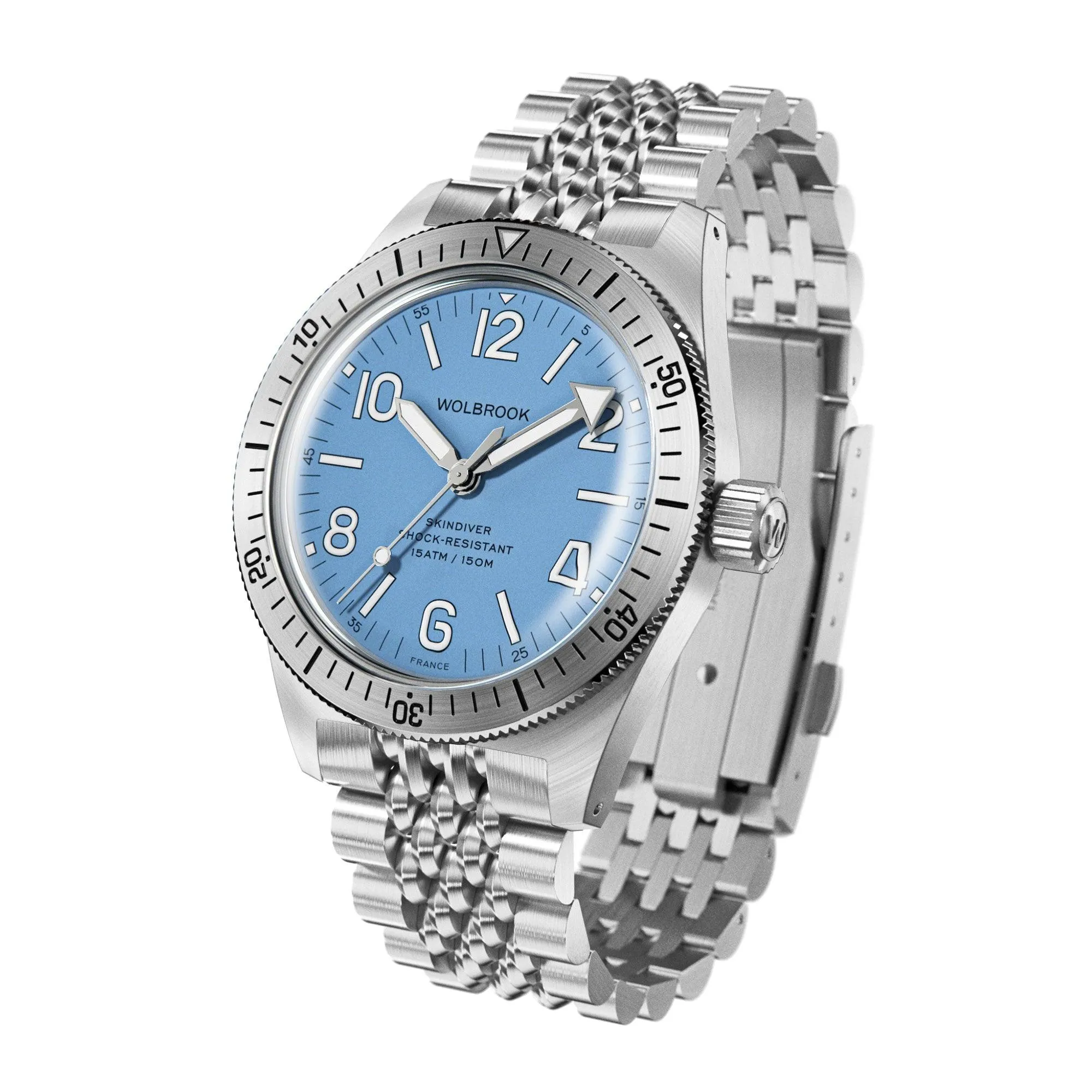 Skindiver Automatic Watch – Sky Blue