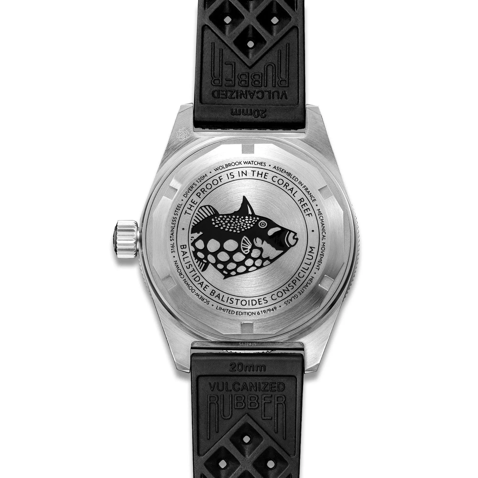 Skindiver Professional Tool-Watch - Green Lum & Black Dial