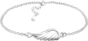 Sofia Milani - Solid 925 Sterling Silver Bracelet for Women - Angel Feather Wings Pendant - 30239