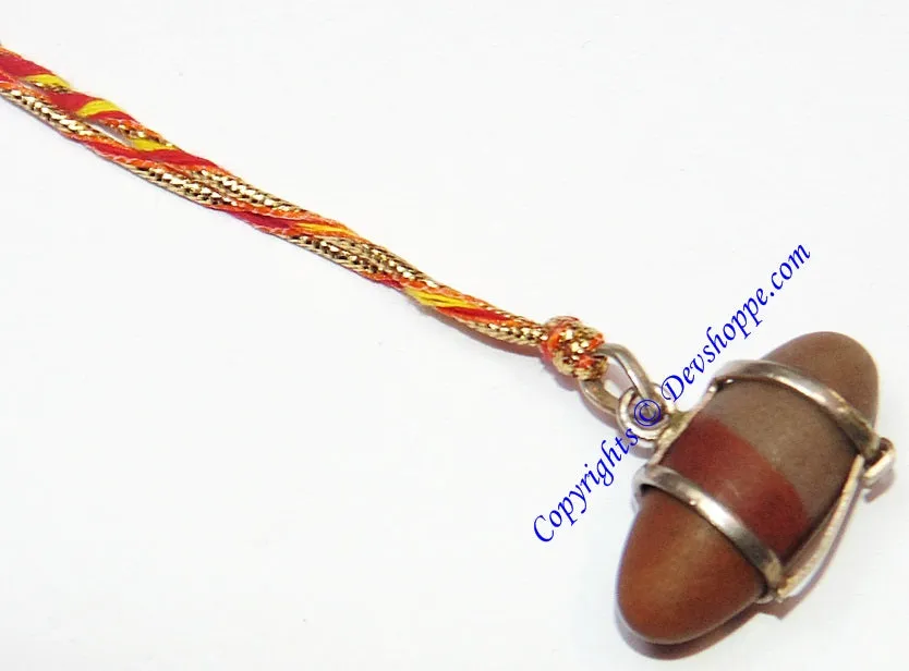 Sri Narmada Shivlinga silver pendant Design 2