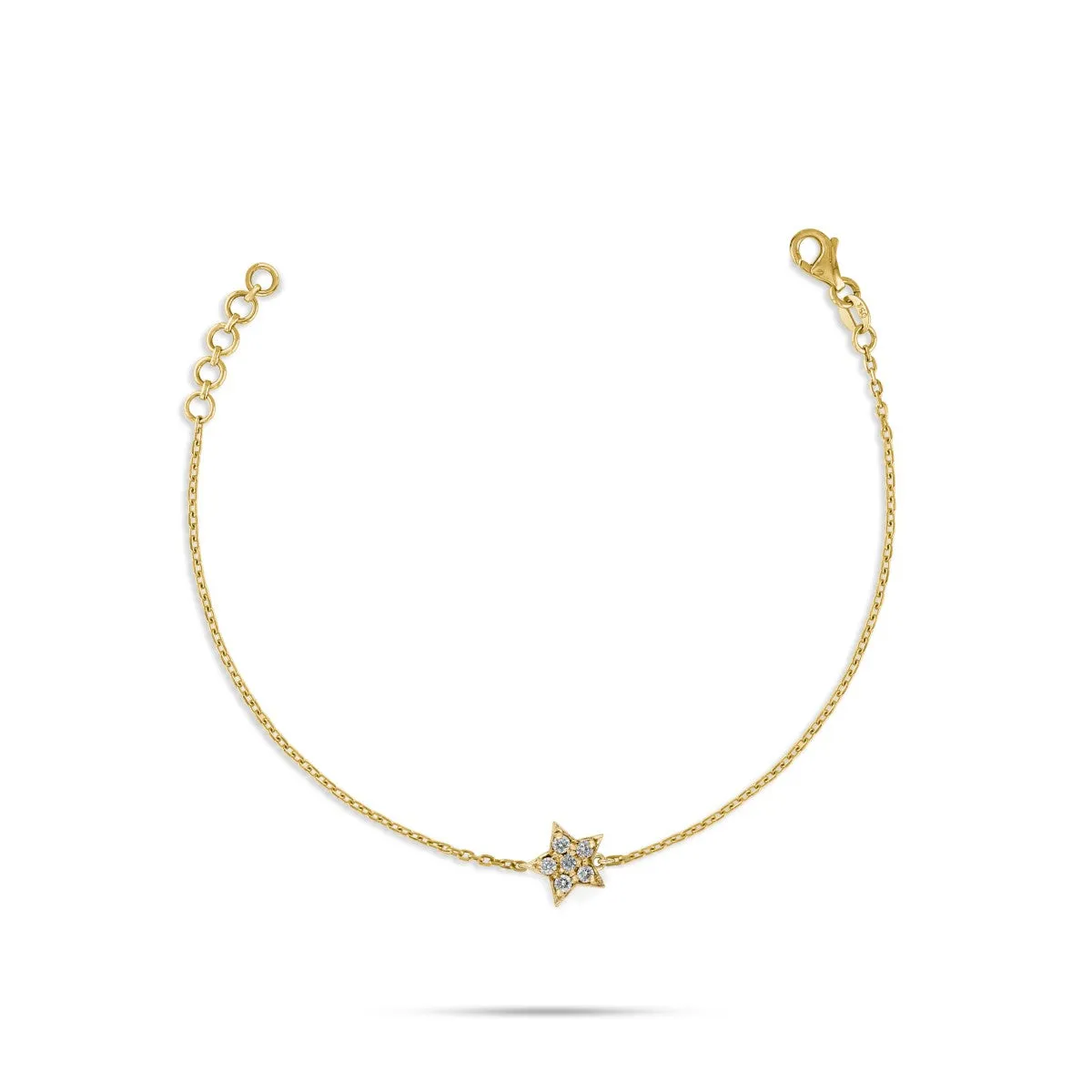 Star Round Diamond Bracelet