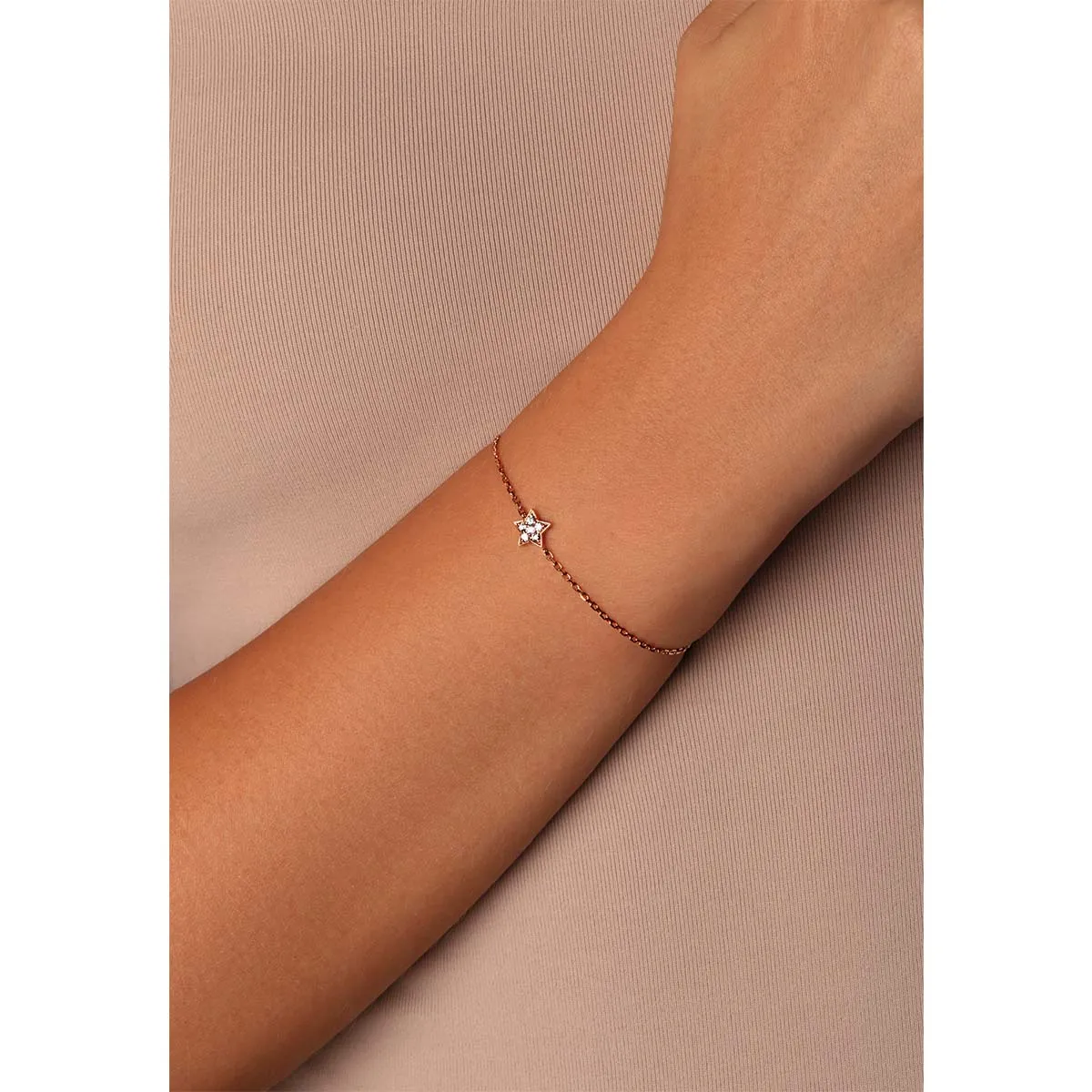 Star Round Diamond Bracelet