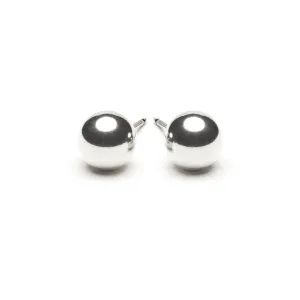 Sterling Silver 7 mm Ball Stud Earrings