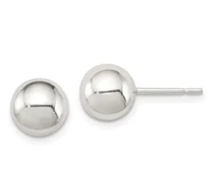 Sterling Silver 8mm Earring Pair