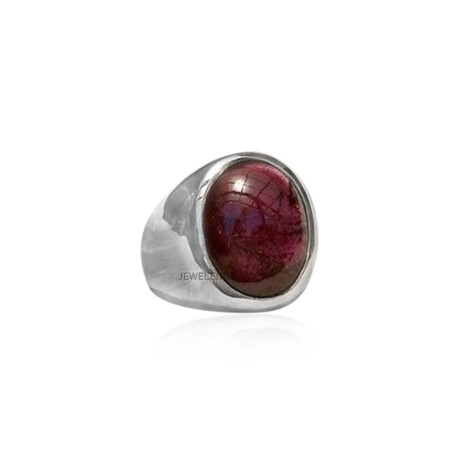 Sterling Silver 925 Ring For Womens & Girls Natural Garnet Ring Sterling Silver Engagement Ring January Birthstone Oval Gemstone Ring