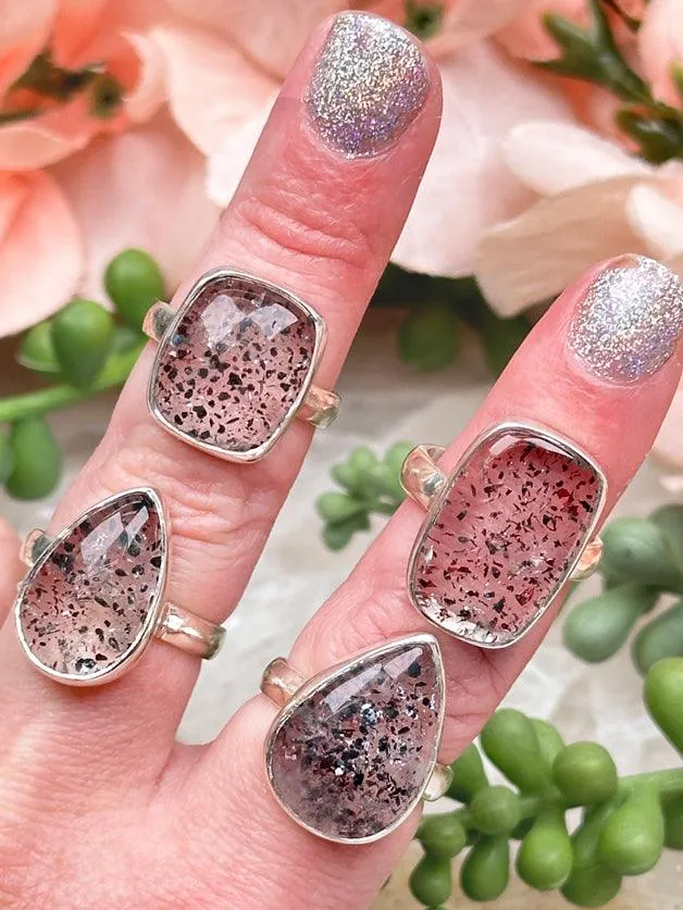 Sterling Silver Lepidocrocite Rings