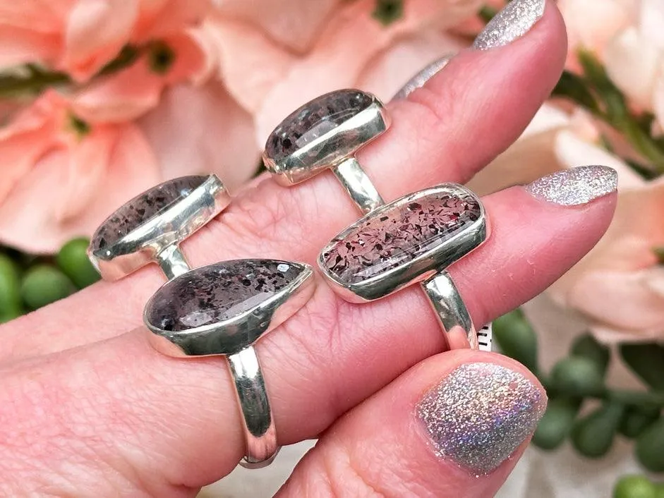 Sterling Silver Lepidocrocite Rings