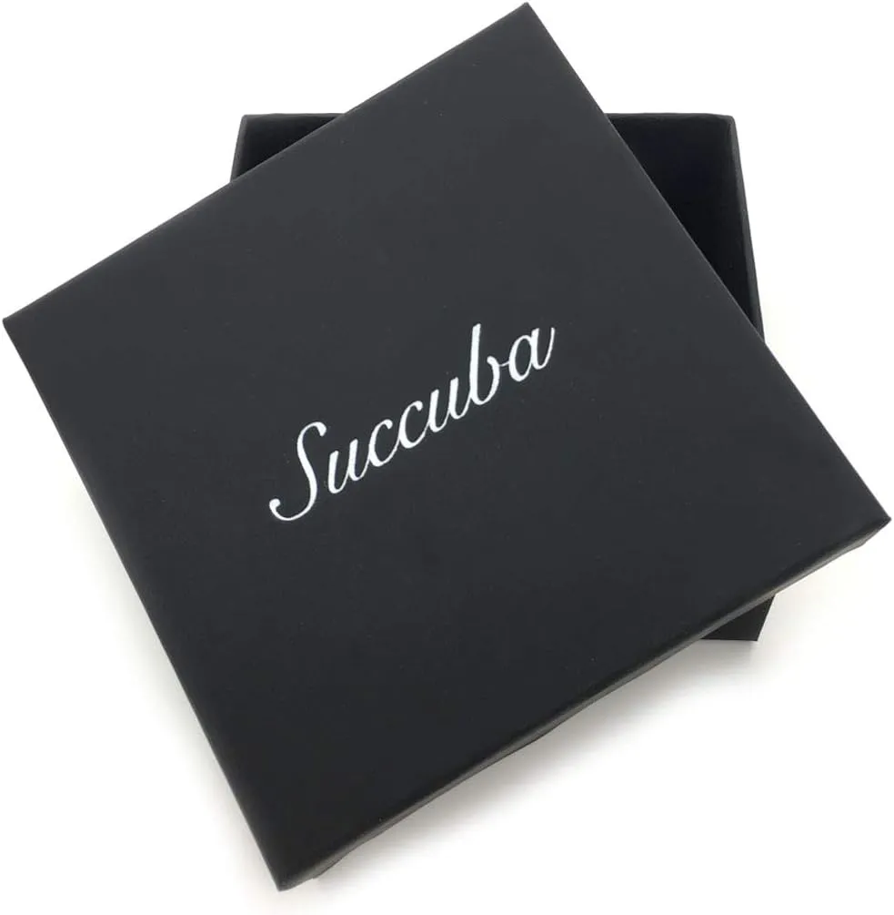 Succuba Padlock Necklace Chain Collar Choker with Two Keys and Box for Women, Men and Pet