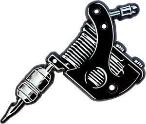 Tattoo Machine Enamel Lapel Pin