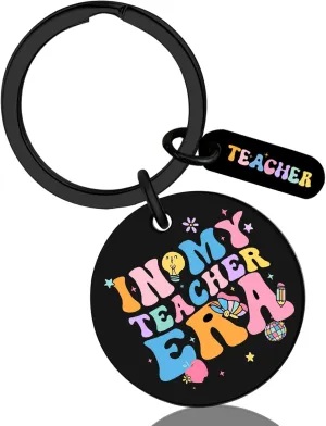 Teacher Appreciation Gifts for Women Men Cool Teacher Keychain Gifts for Teachers Unique Birthday Valentines Day Teachers Day Gifts Ideas Best Teacher Gifts Personalized Keyring