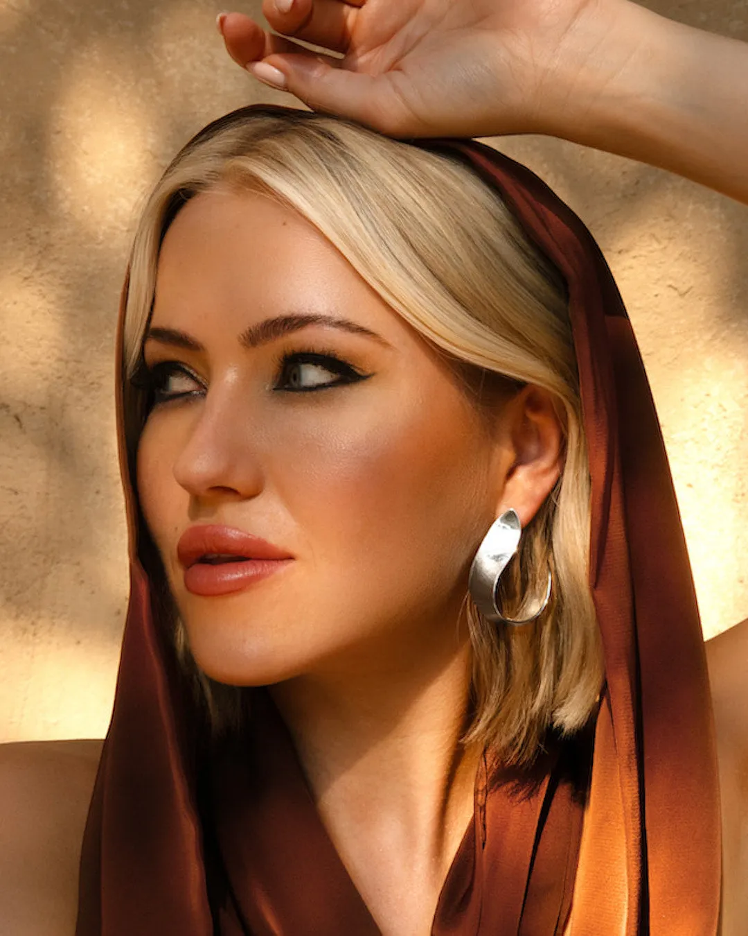 The Lunar earrings - silver plated