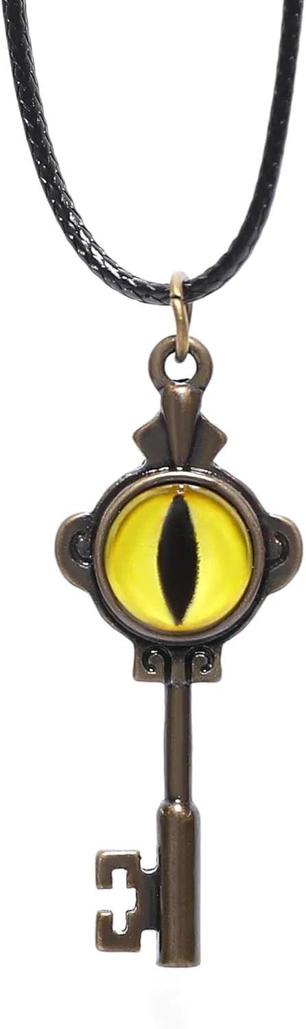 The Owl House Key Necklace, The Owl House Portal Key, Lumity Necklace, Amity Cosplay Bronze