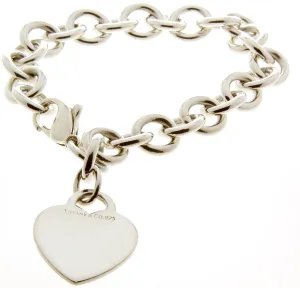 Tiffany & Co. Heart Tag Charm Bracelet