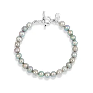 Timeless Dove Grey Freshwater Pearl Bracelet