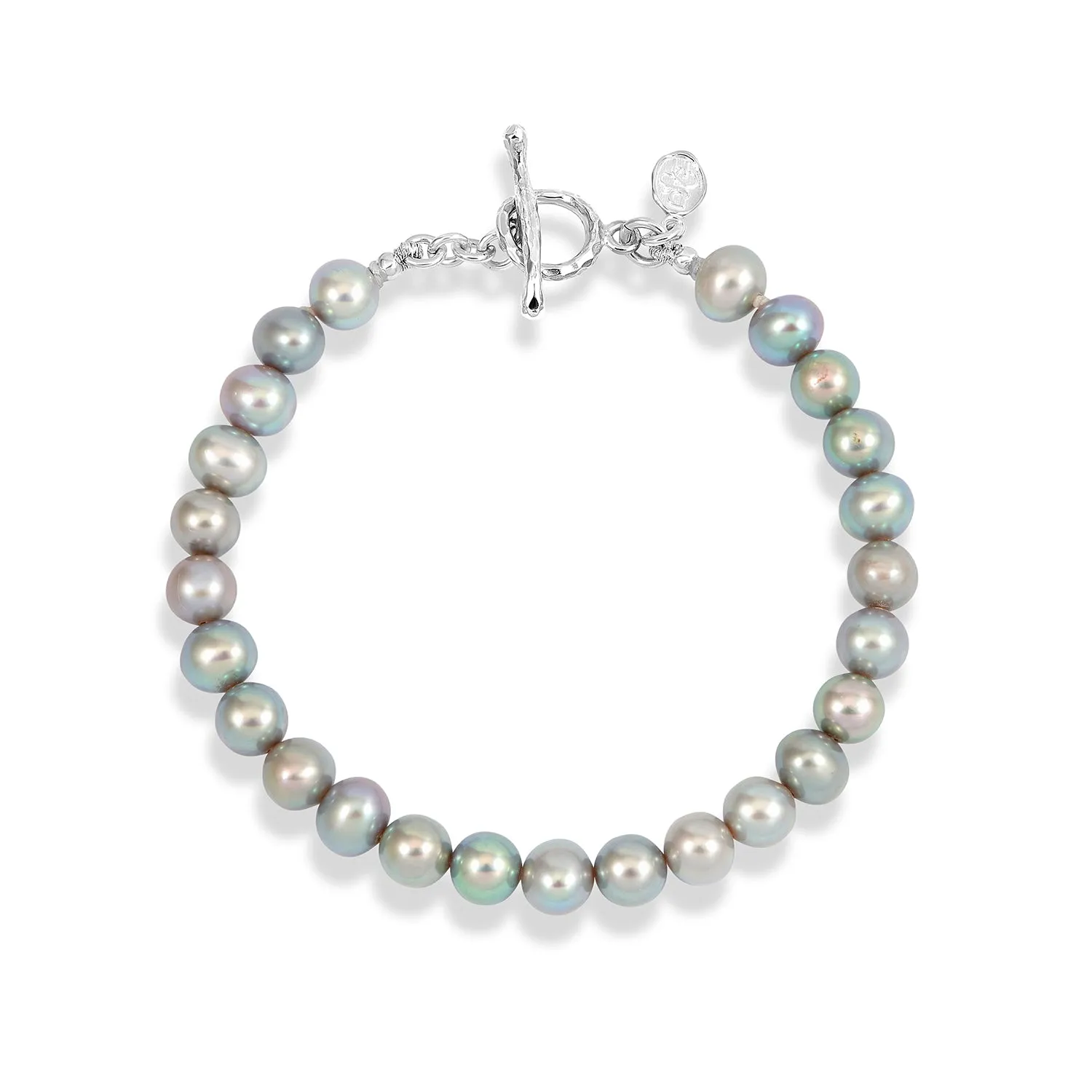 Timeless Dove Grey Freshwater Pearl Bracelet