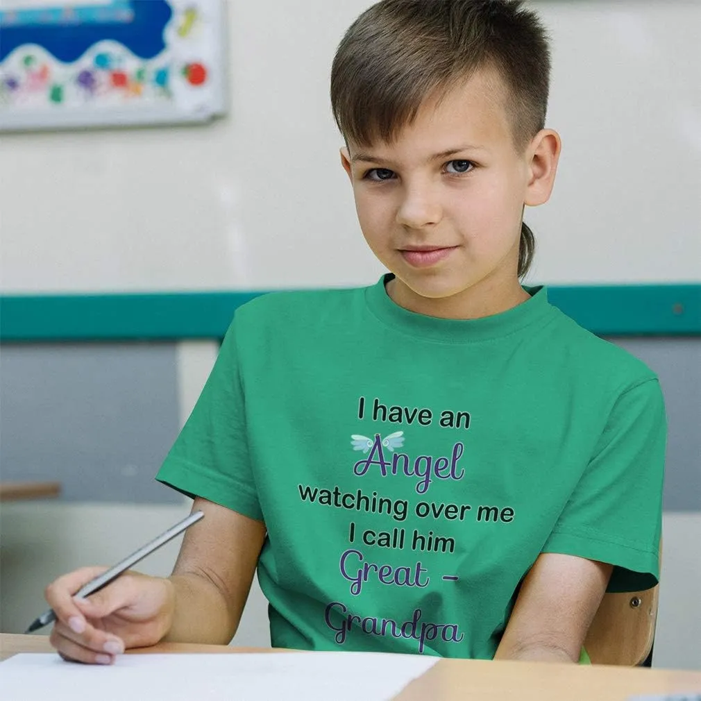 Toddler T-Shirt I Have an Angel Watching Over Me. I Call Him Great Grandpa