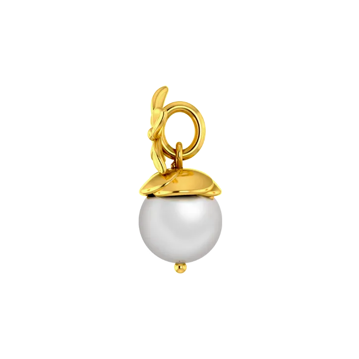 Tulip Drop Gold Pendant