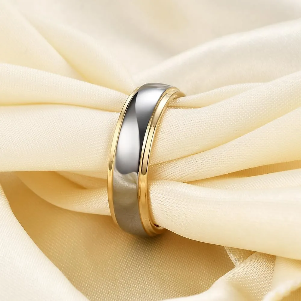Tungsten Wedding Band Ring for Men 6mm 8mm Classic Groove Tungsten Wedding Band Ring for Men Matte Finish Comfort Fit Size 7-12