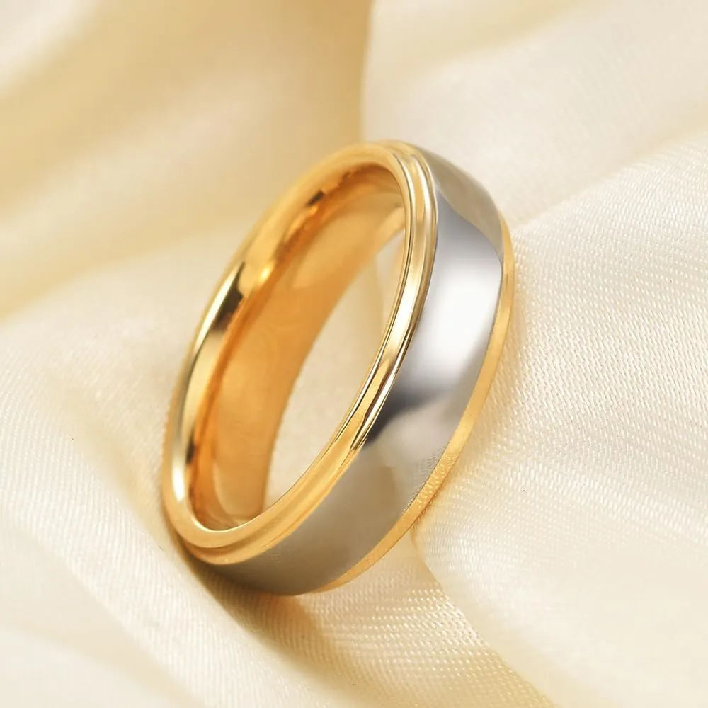 Tungsten Wedding Band Ring for Men 6mm 8mm Classic Groove Tungsten Wedding Band Ring for Men Matte Finish Comfort Fit Size 7-12
