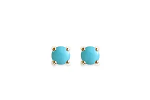 Turquoise Cabochon Studs