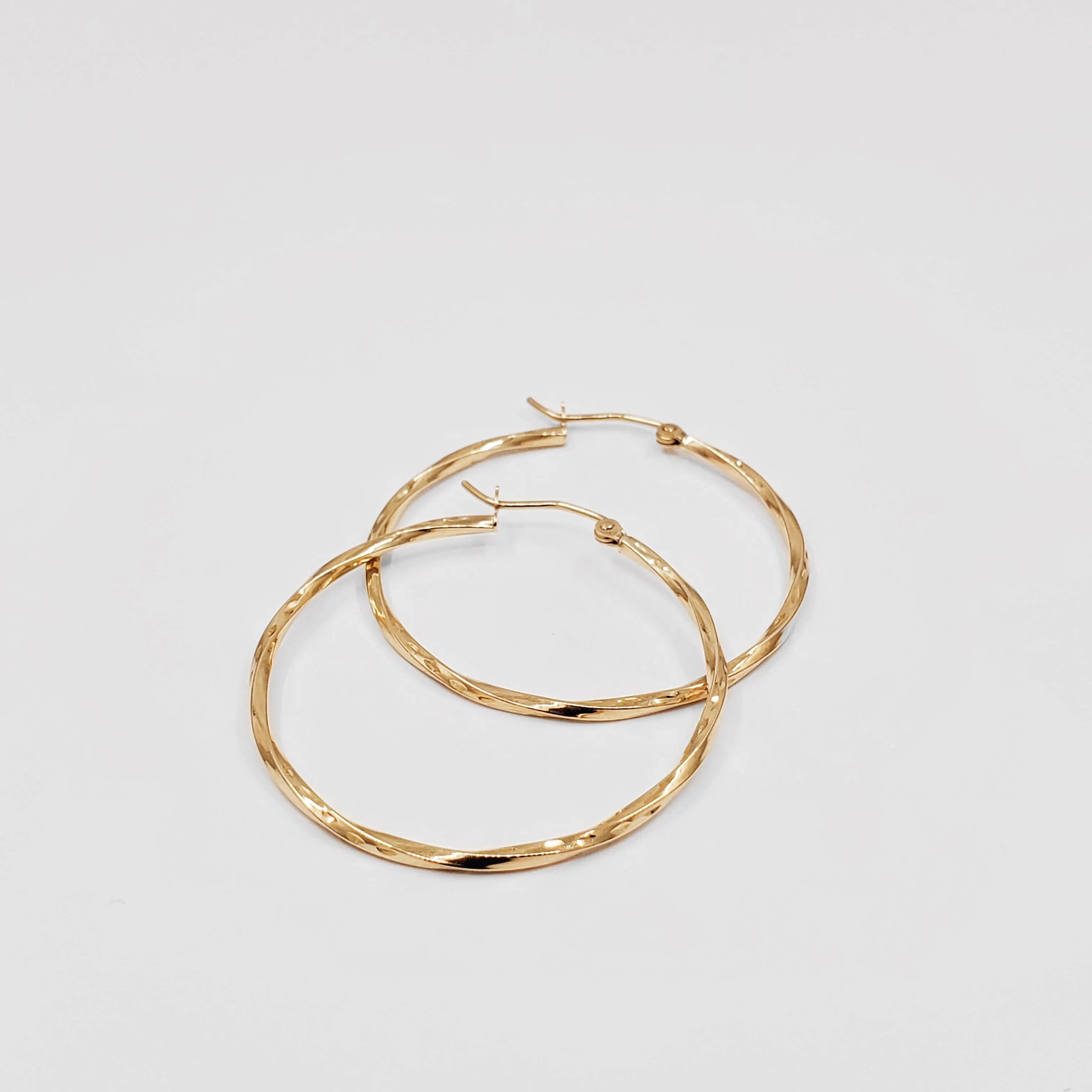 Twisted Hoop Earrings