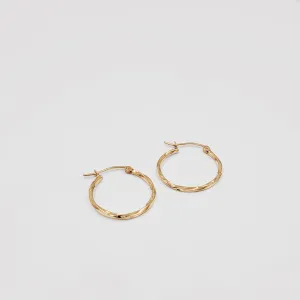 Twisted Hoop Earrings