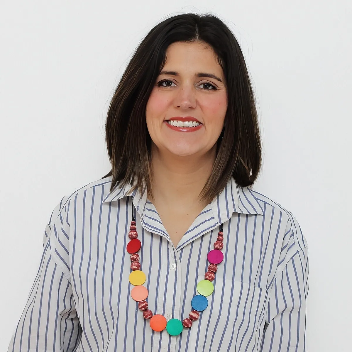 Vibrant Multi Color Alma Necklace