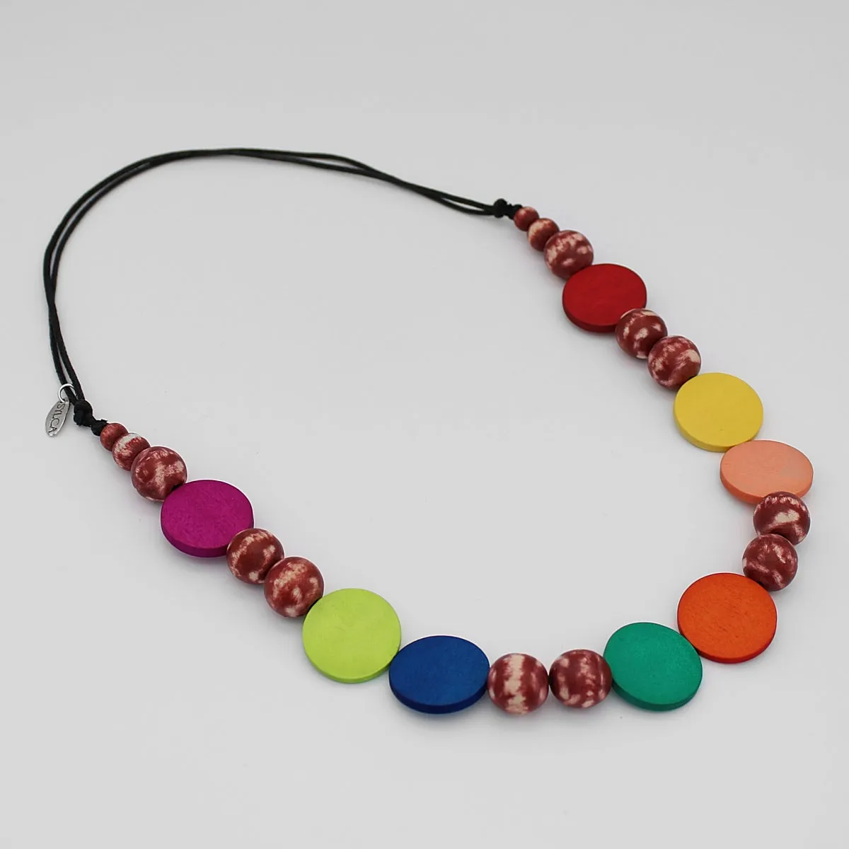 Vibrant Multi Color Alma Necklace