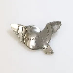 Vintage Georg Jensen Jewelry | Flying Chubby Bird Brooch 320