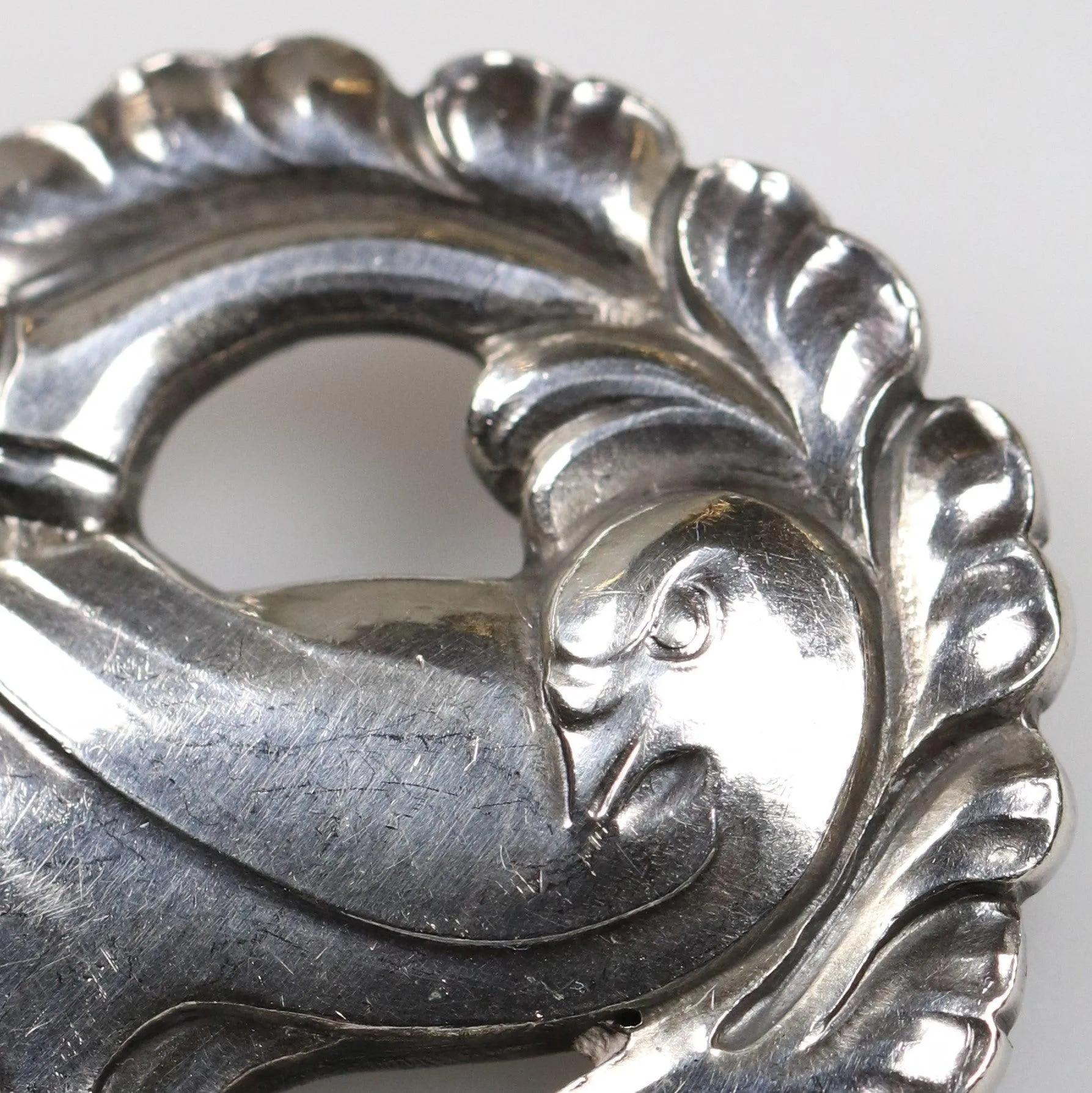 Vintage Georg Jensen Jewelry | Petite Art Nouveau Dove Brooch 134