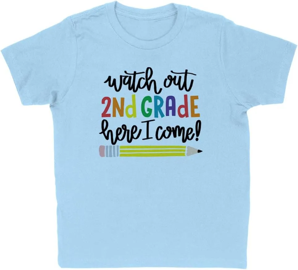 Watch Out Second Grade Kids T-Shirt Youth