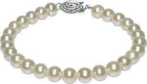 White Freshwater Cultured Pearl Bracelets 6-8 Inch for Women AA Quality 5-8mm White Bracelet Sterling Silver Clasp - Orien Jewelry