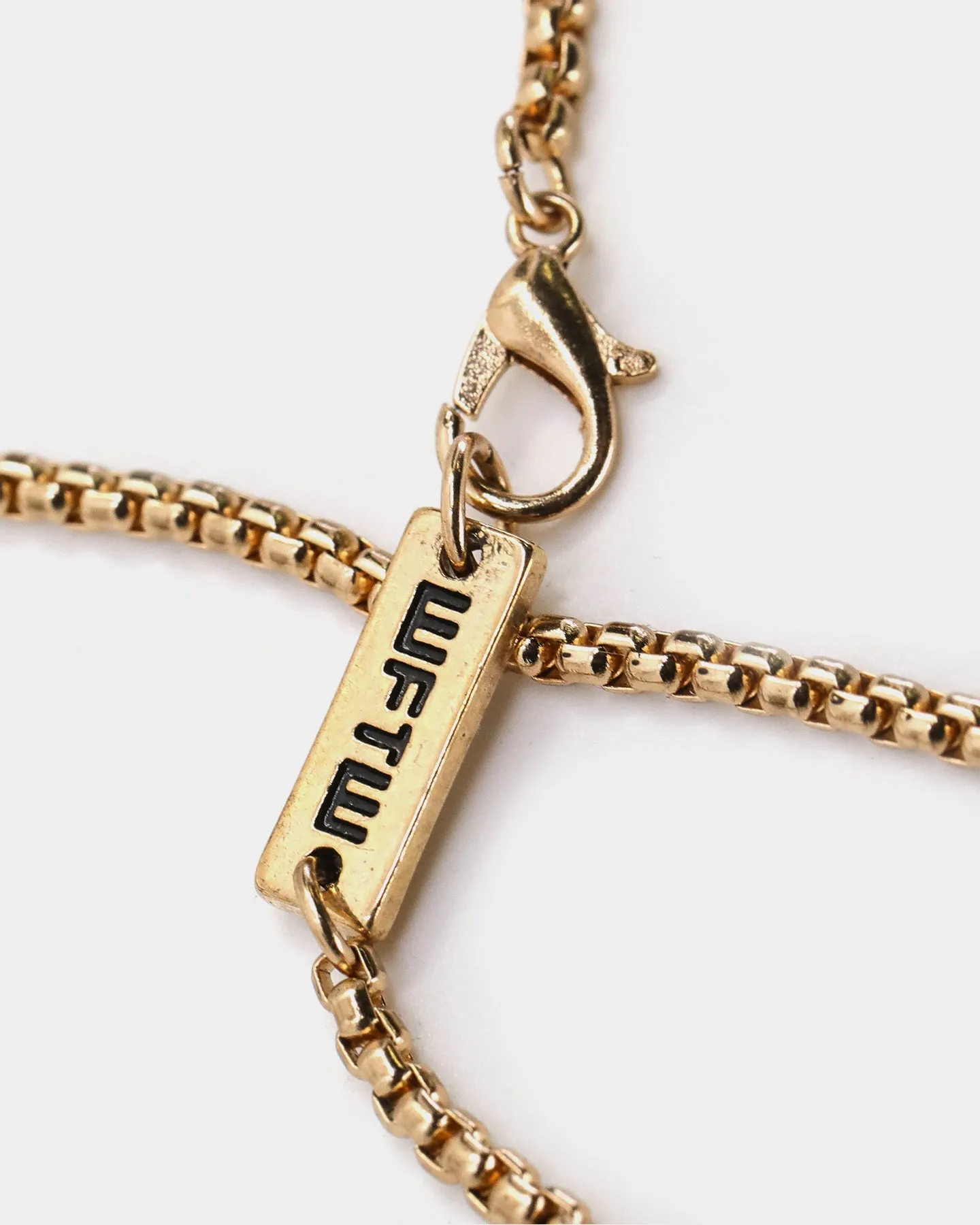 Wild for the Weekend Hard Knocks Necklace Gold