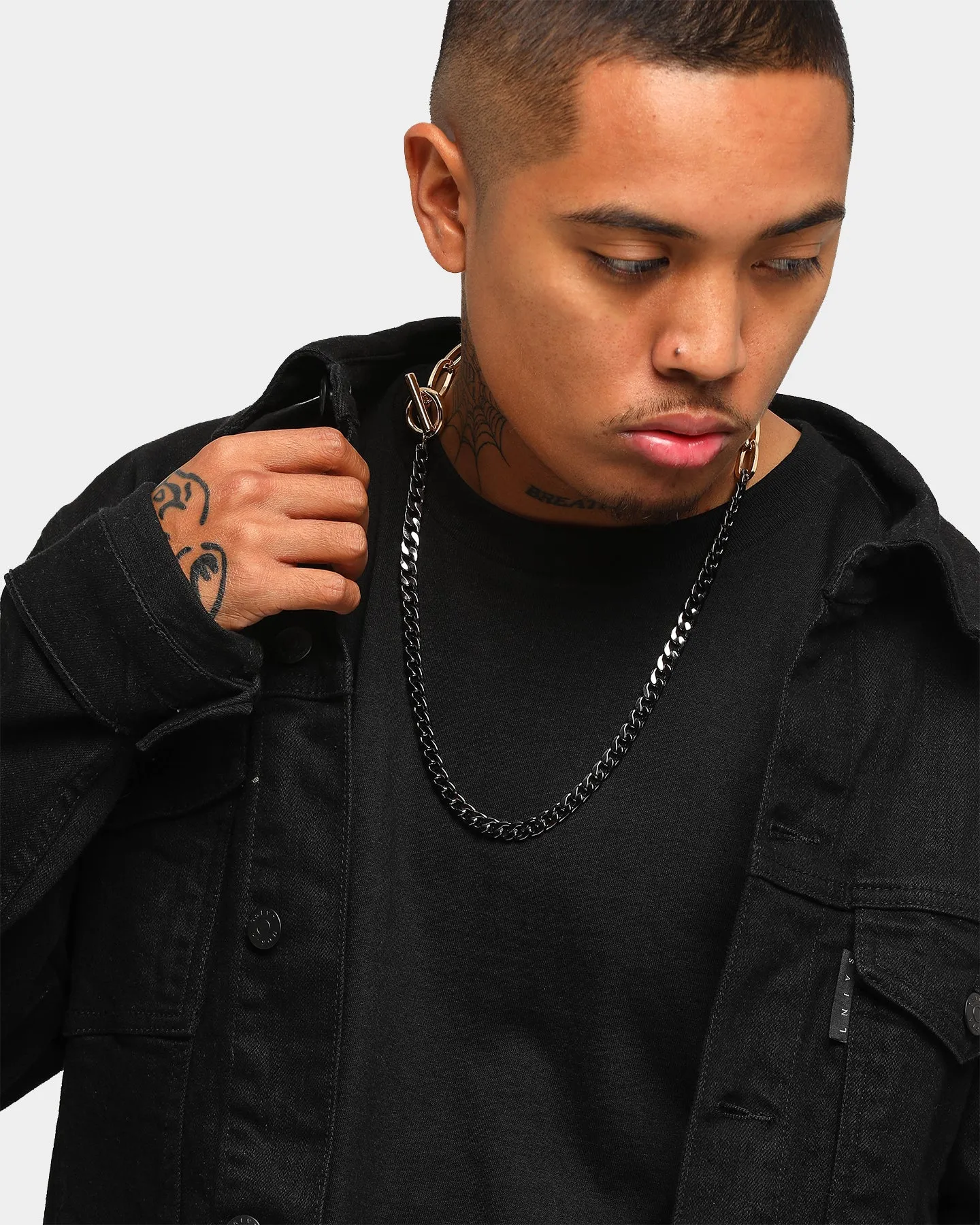 Wild for the Weekend Mixed Chain Necklace Gold
